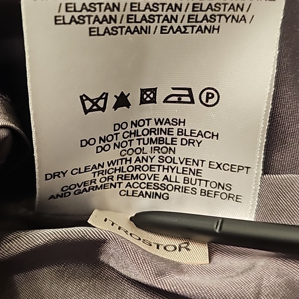 Burberry Gray Cashmere Wool Blend Sleeveless Dress - Size 6 - Picture 11 of 11